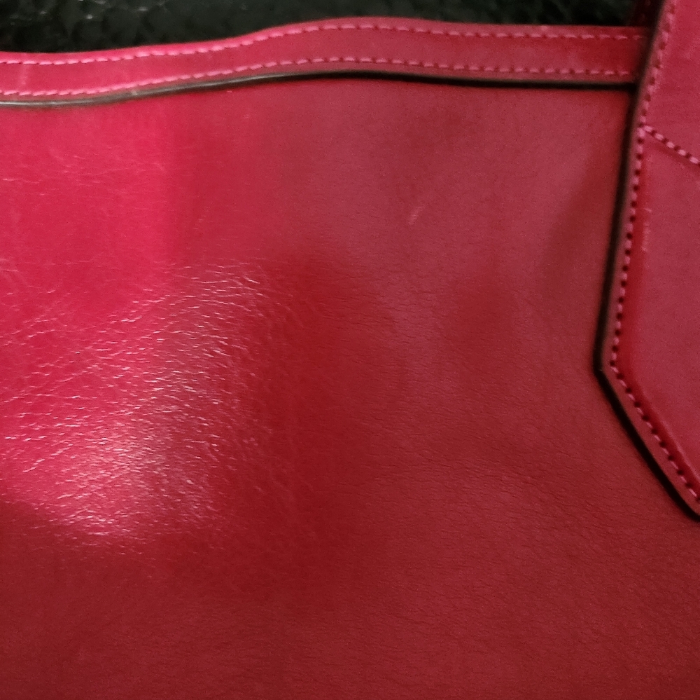 *Brahmin Spacious Raspberry Leather Bag - Picture 13 of 14